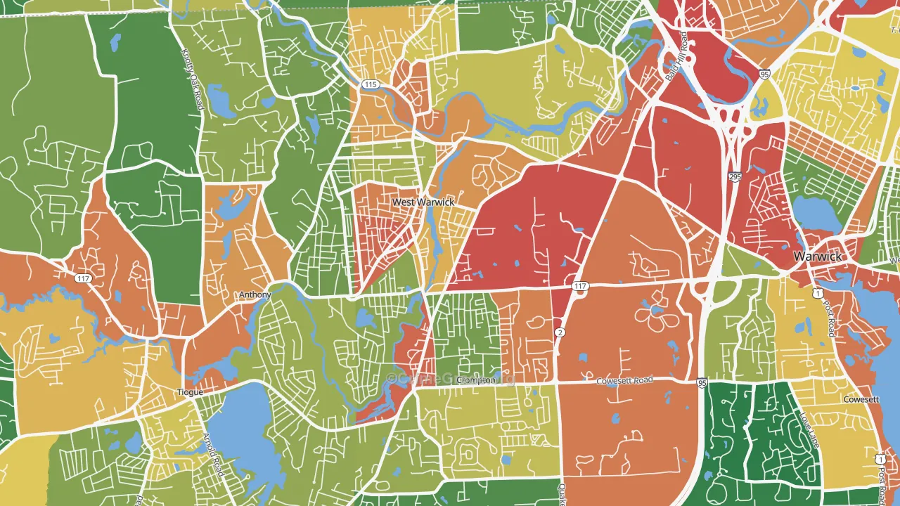 02893, RI Map of Theft Rates