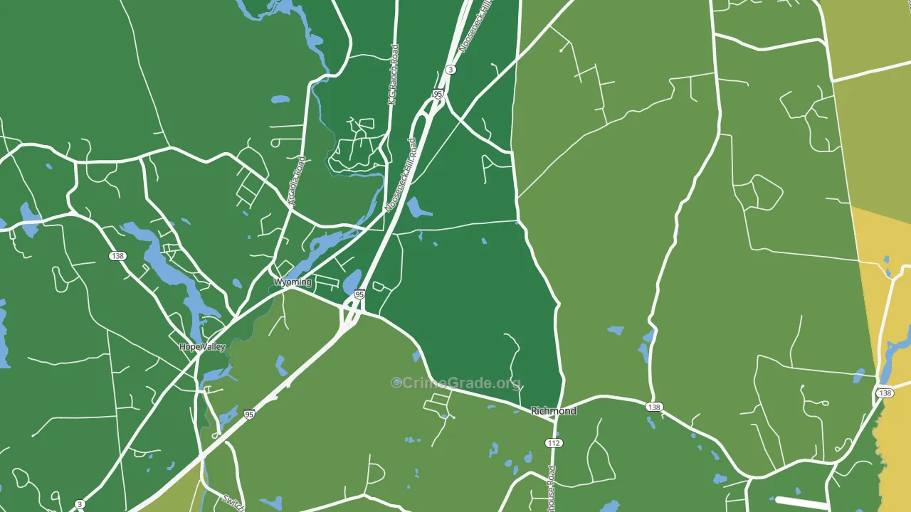 02898, RI Map of Theft Rates