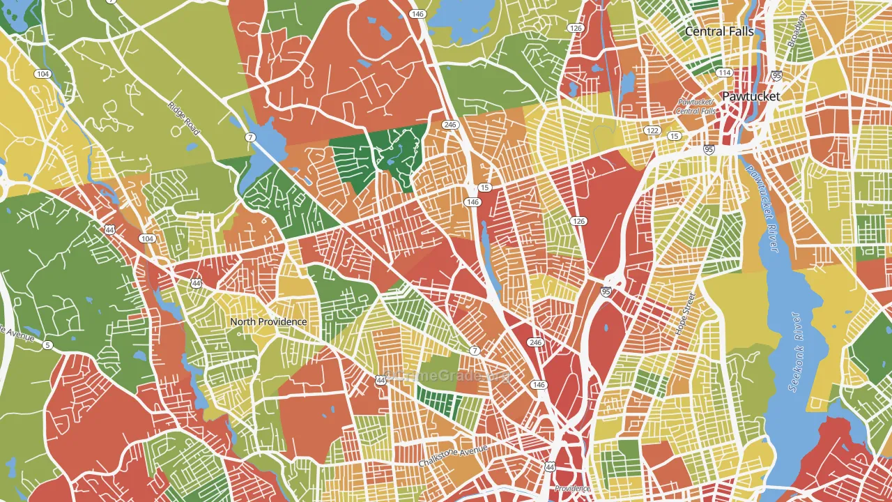 02904, RI Map of Theft Rates