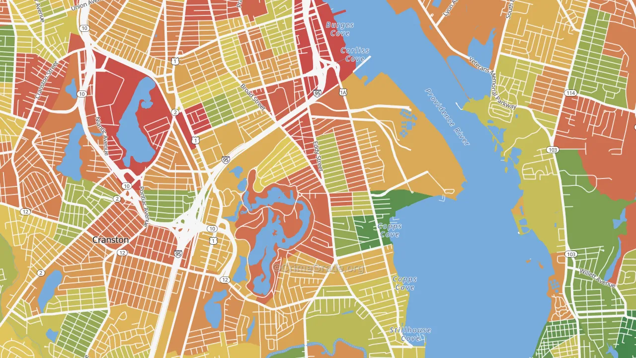 02905, RI Map of Theft Rates