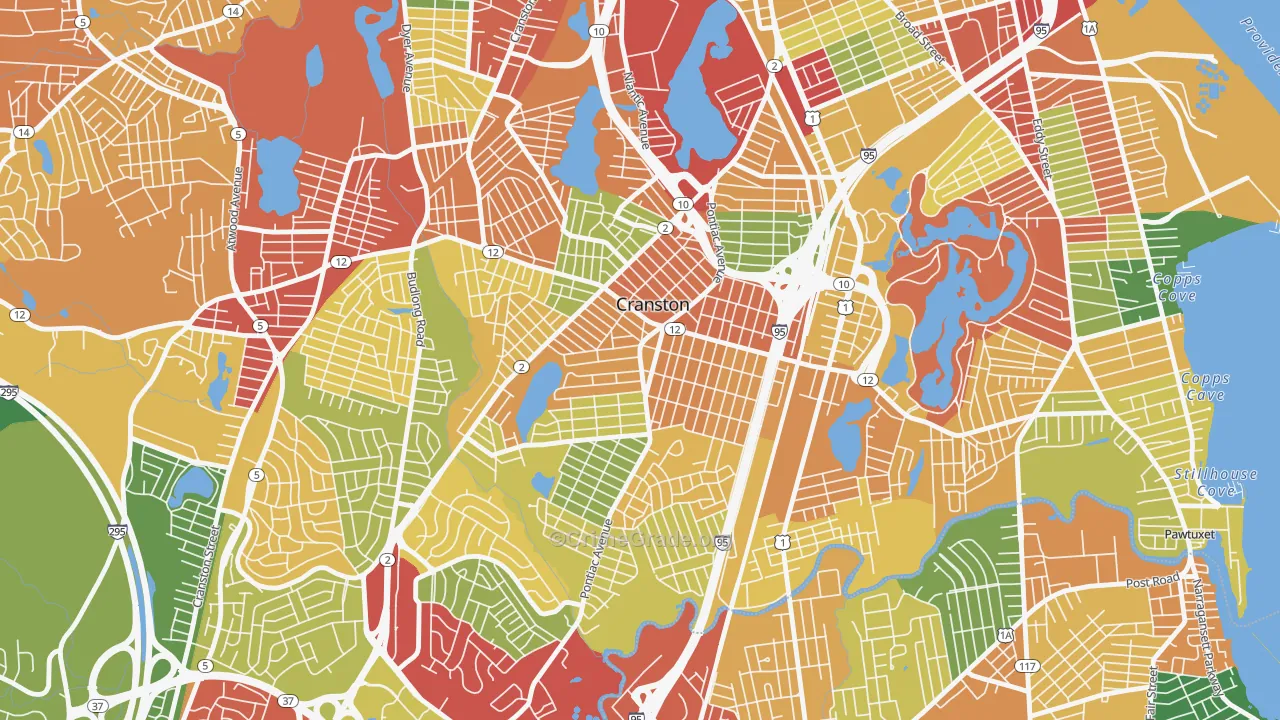 02910, RI Map of Theft Rates