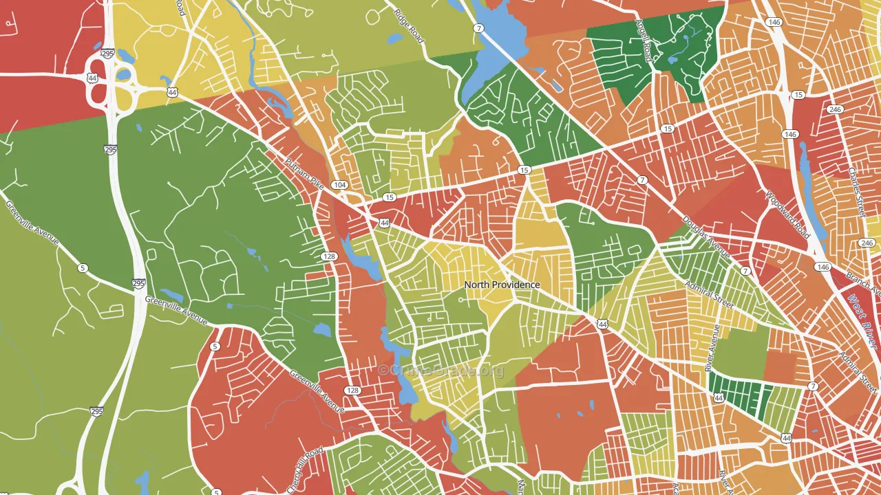 02911, RI Map of Theft Rates