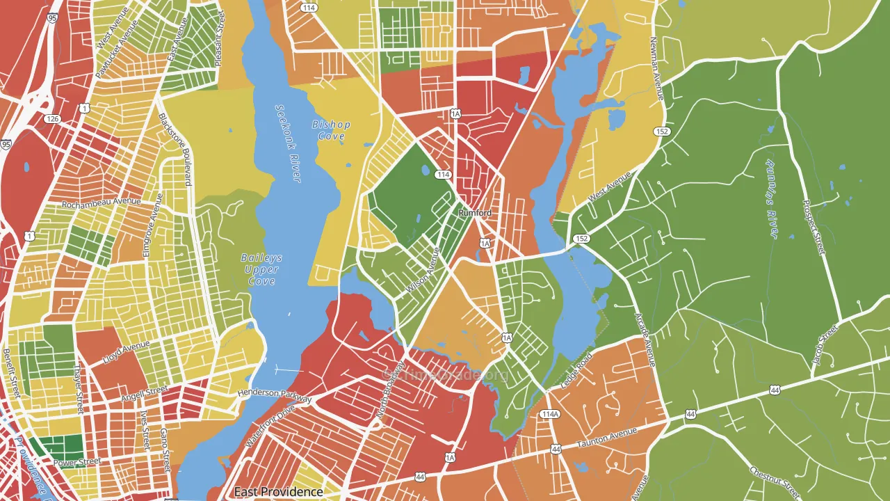 02916, RI Map of Theft Rates