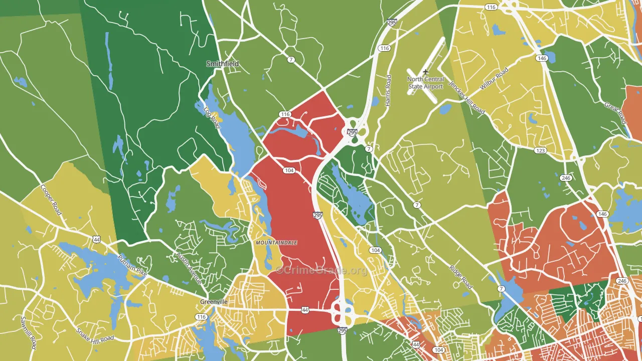 02917, RI Map of Theft Rates