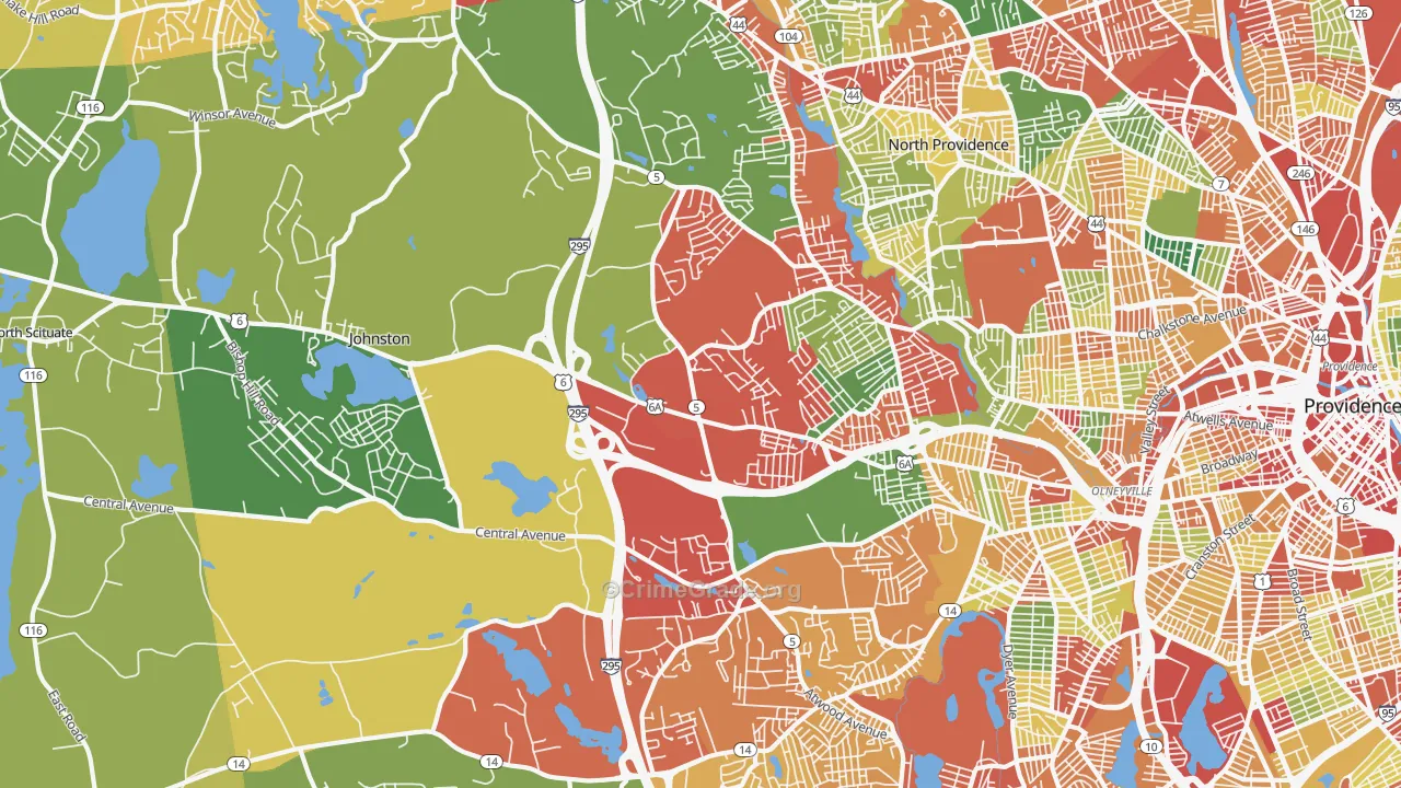 02919, RI Map of Theft Rates