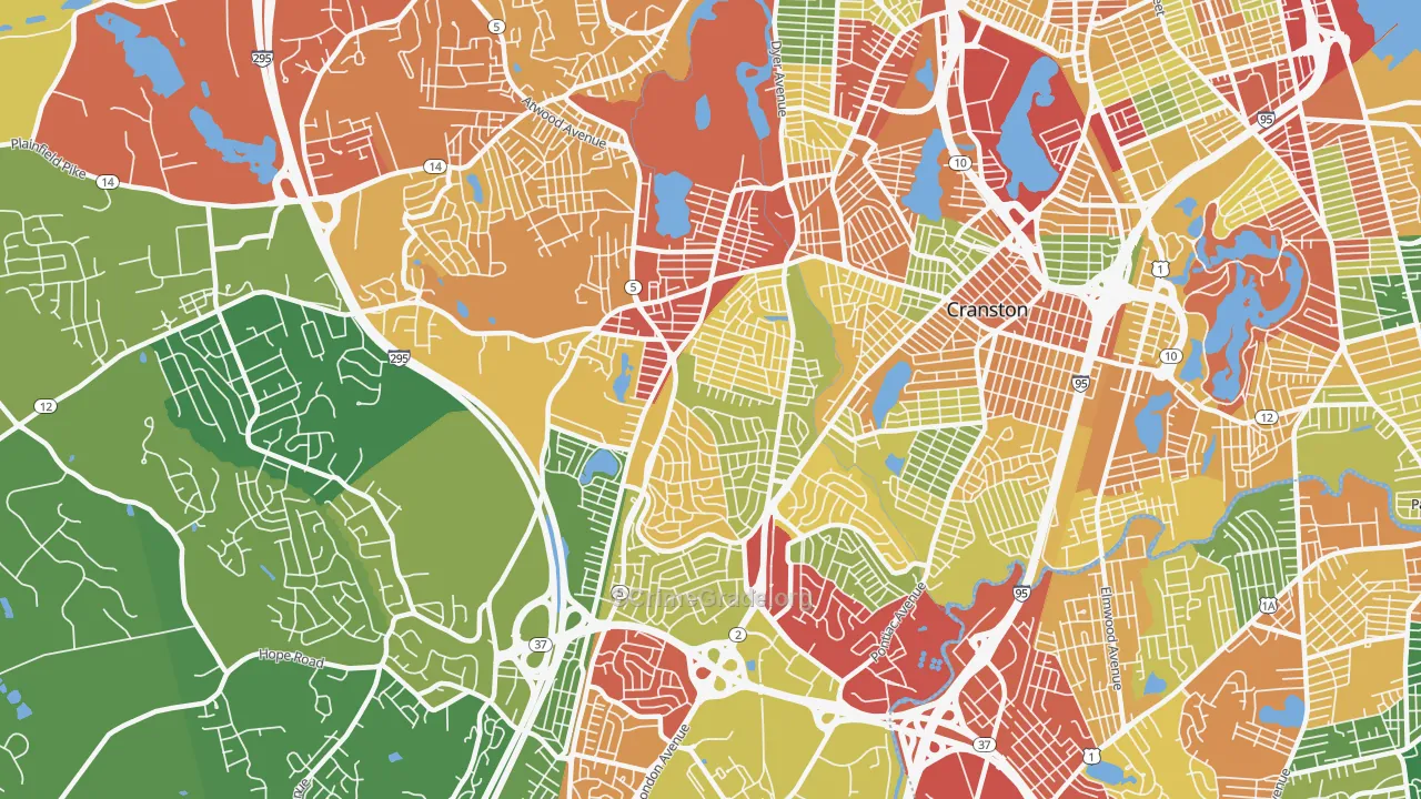 02920, RI Map of Theft Rates