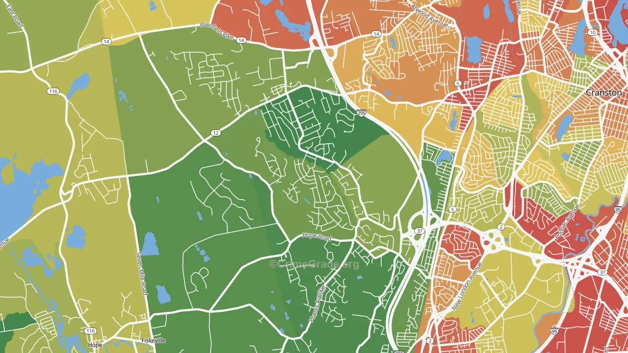02921, RI Map of Theft Rates