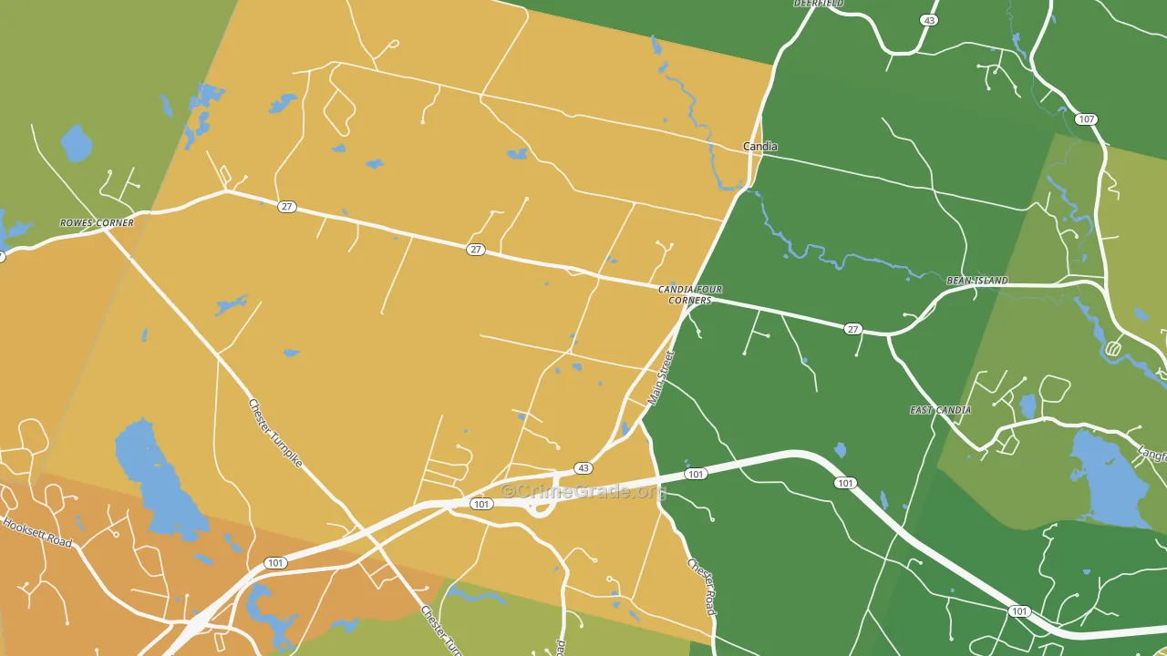 03034, NH Map of Theft Rates