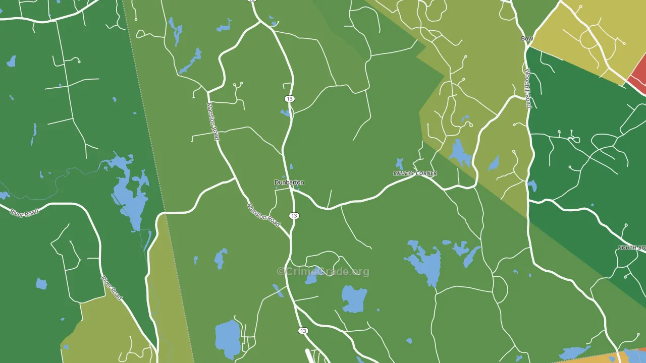 03046, NH Map of Theft Rates