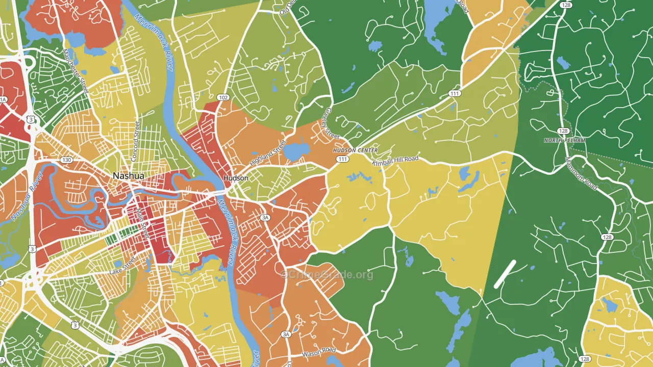 03051, NH Map of Theft Rates