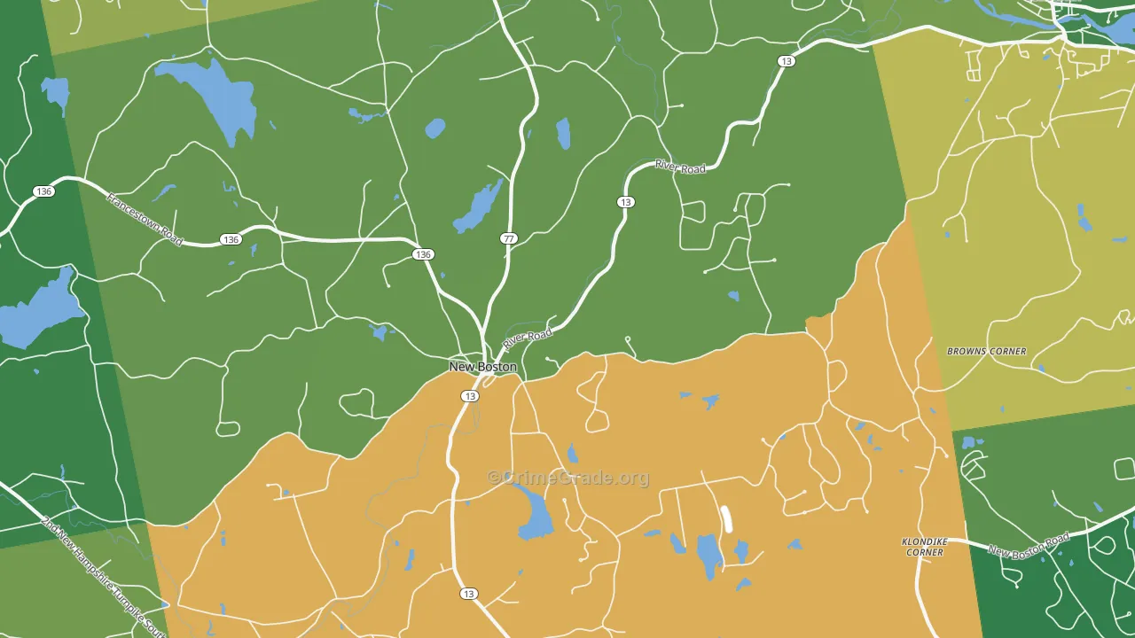 03070, NH Map of Theft Rates