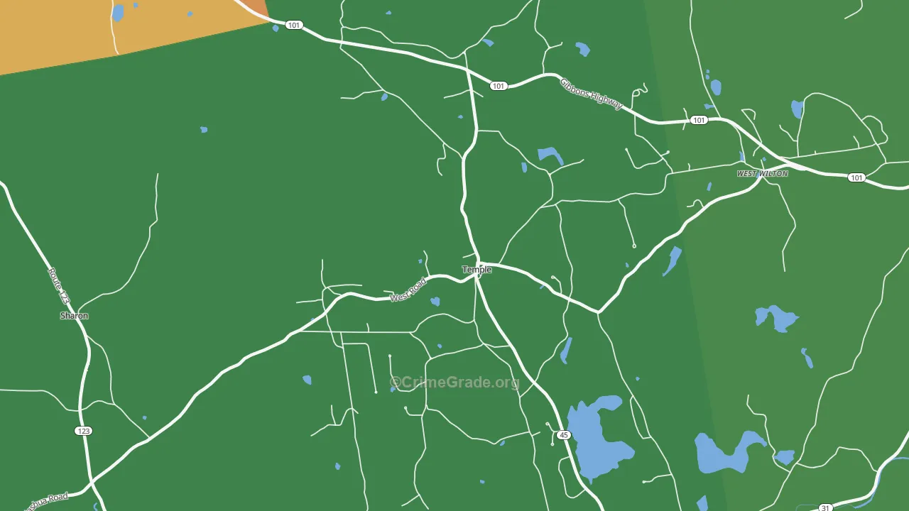 03084, NH Map of Theft Rates
