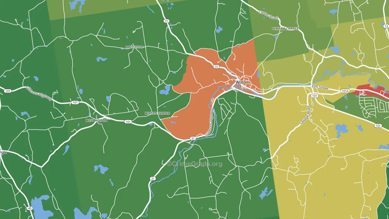 03086, NH Map of Theft Rates