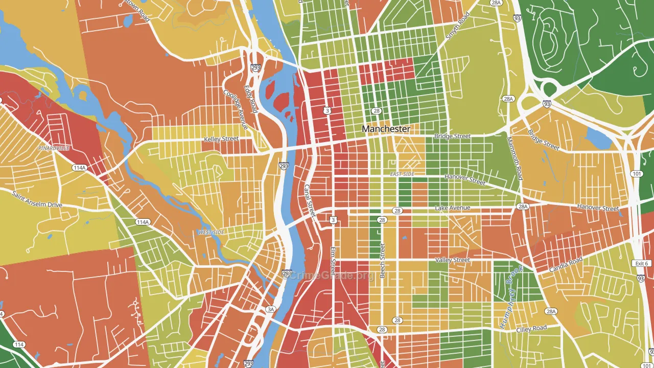 03101, NH Map of Theft Rates