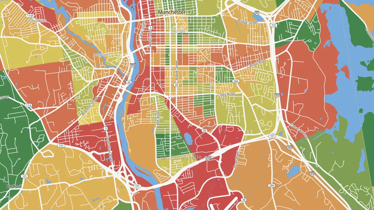 03103, NH Map of Theft Rates