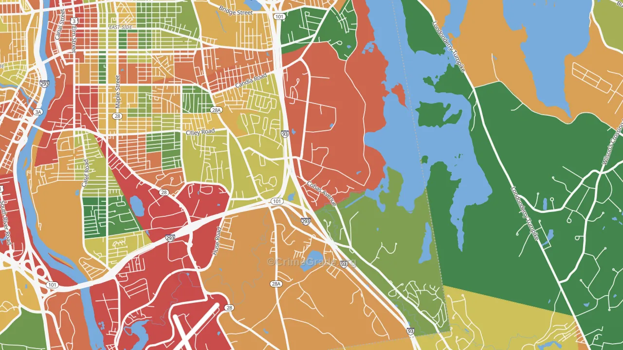 03109, NH Map of Theft Rates