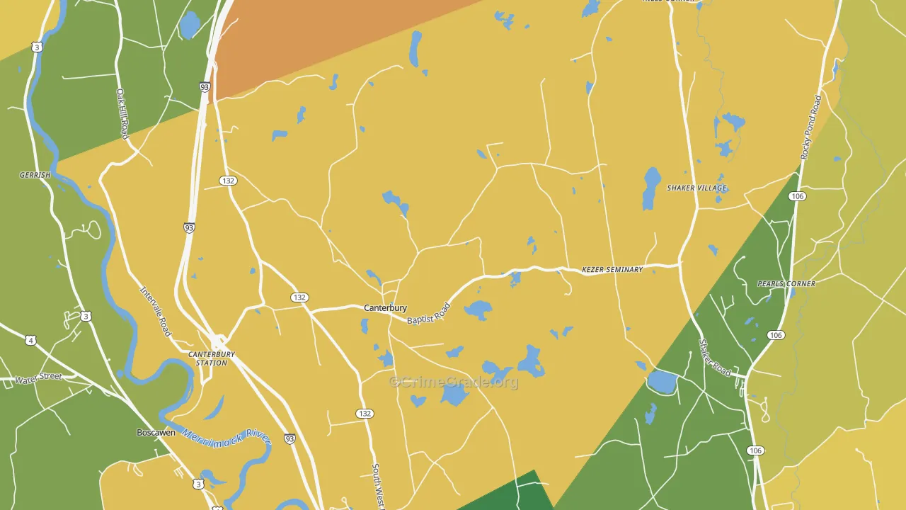 03224, NH Map of Theft Rates