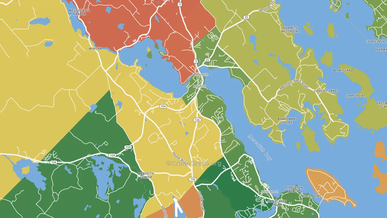 03253, NH Map of Theft Rates