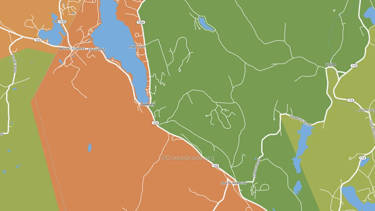03255, NH Map of Theft Rates