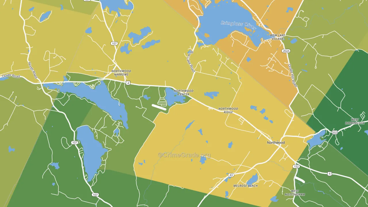 03261, NH Map of Theft Rates