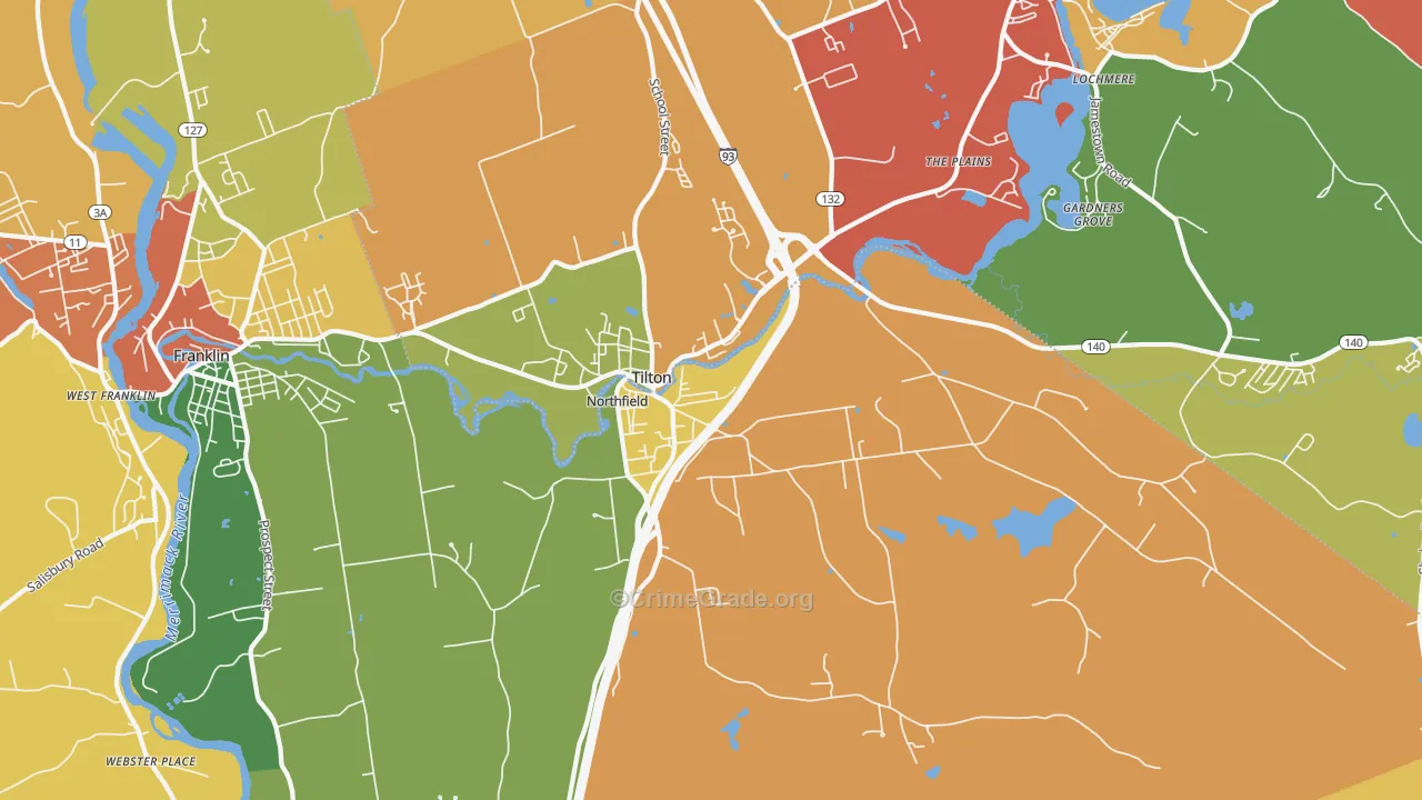 03276, NH Map of Theft Rates