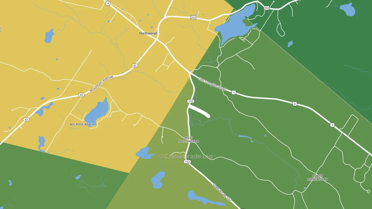 03291, NH Map of Theft Rates