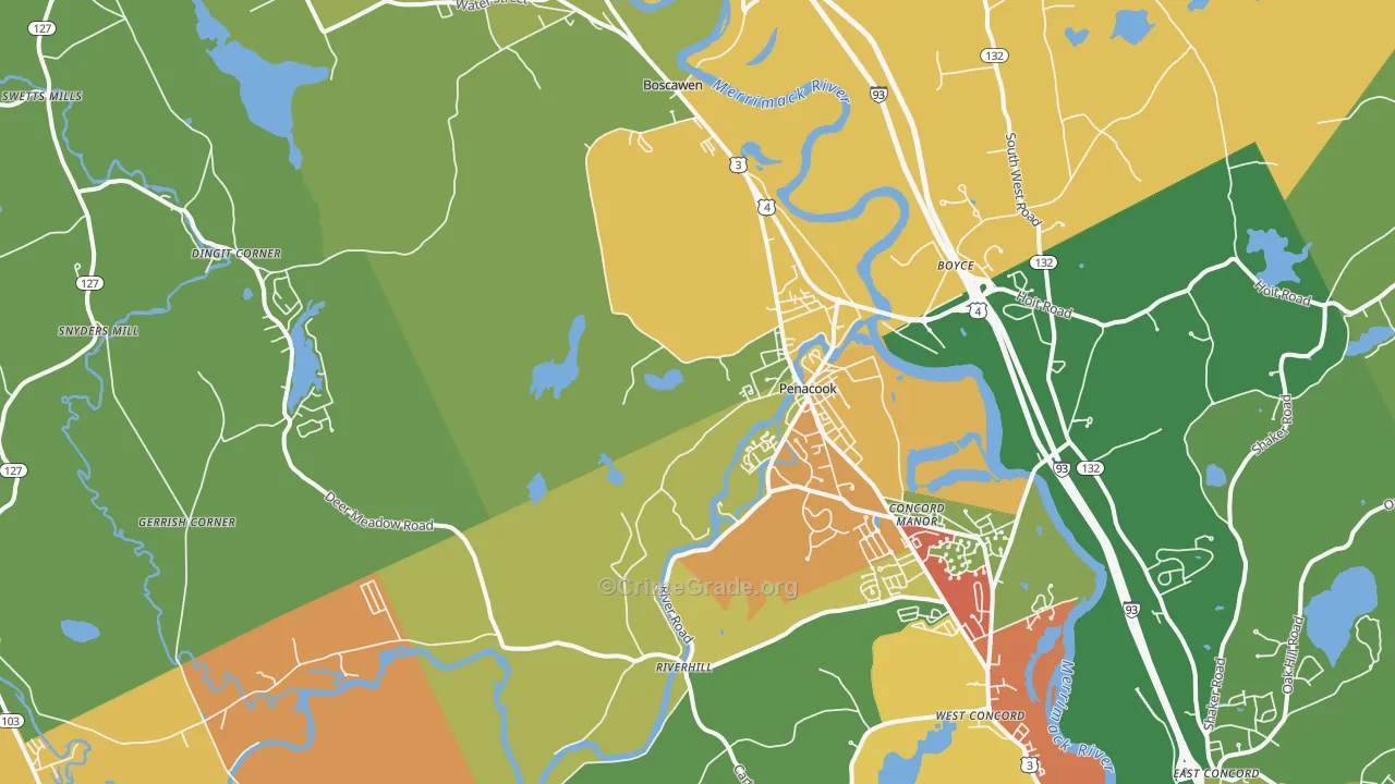 03303, NH Map of Theft Rates