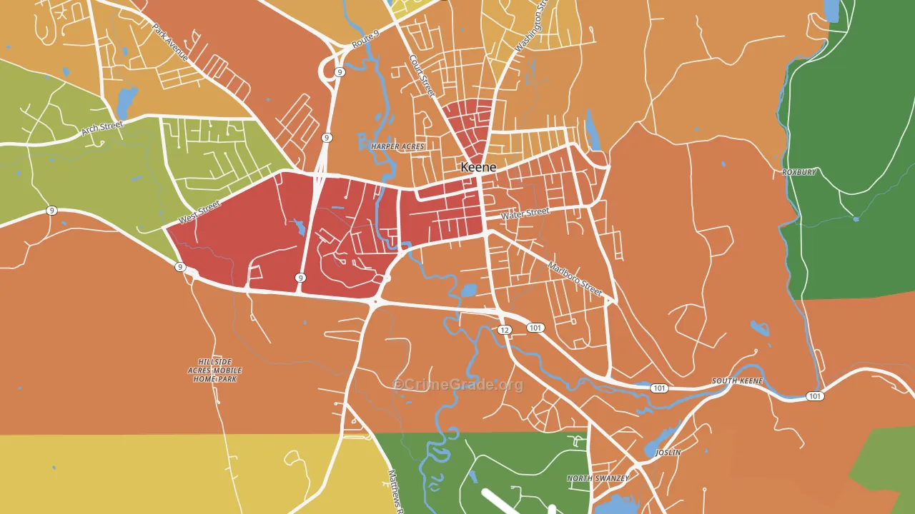 03435, NH Map of Theft Rates