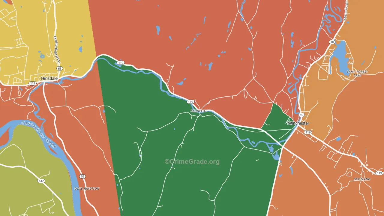 03441, NH Map of Theft Rates