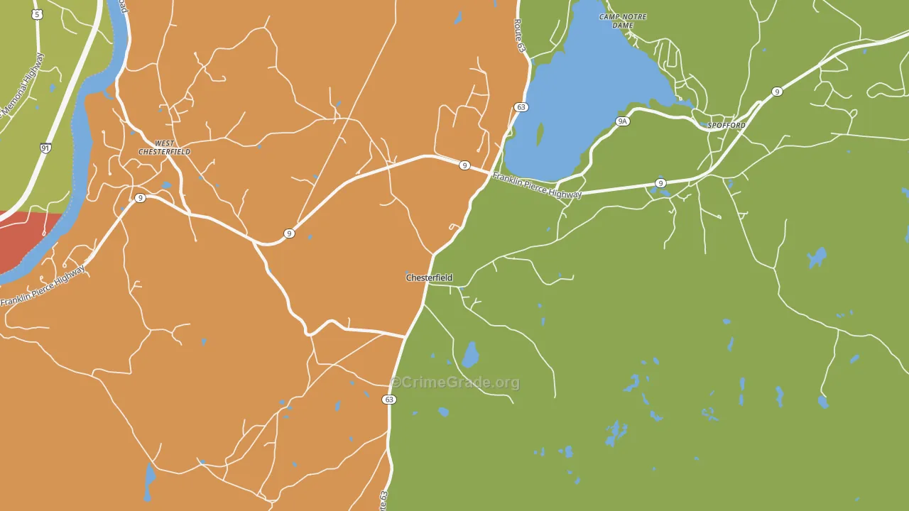 03443, NH Map of Theft Rates