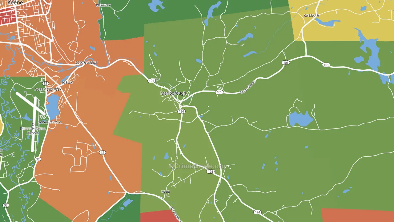 03455, NH Map of Theft Rates
