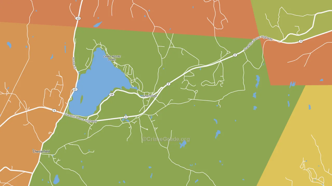 03462, NH Map of Theft Rates