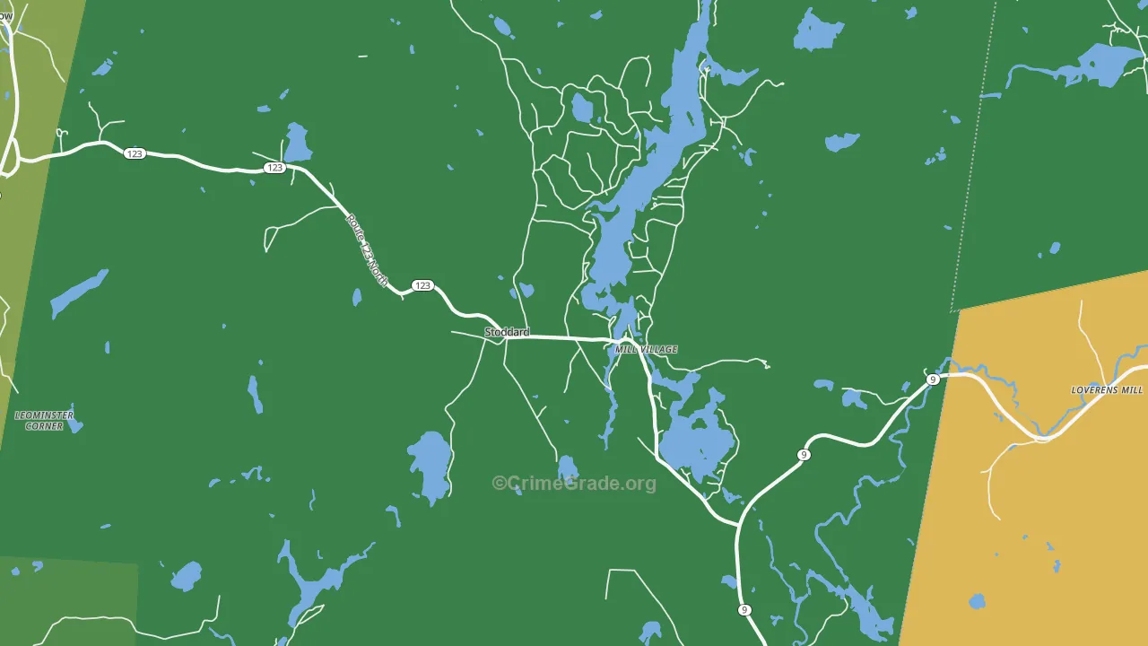03464, NH Map of Theft Rates