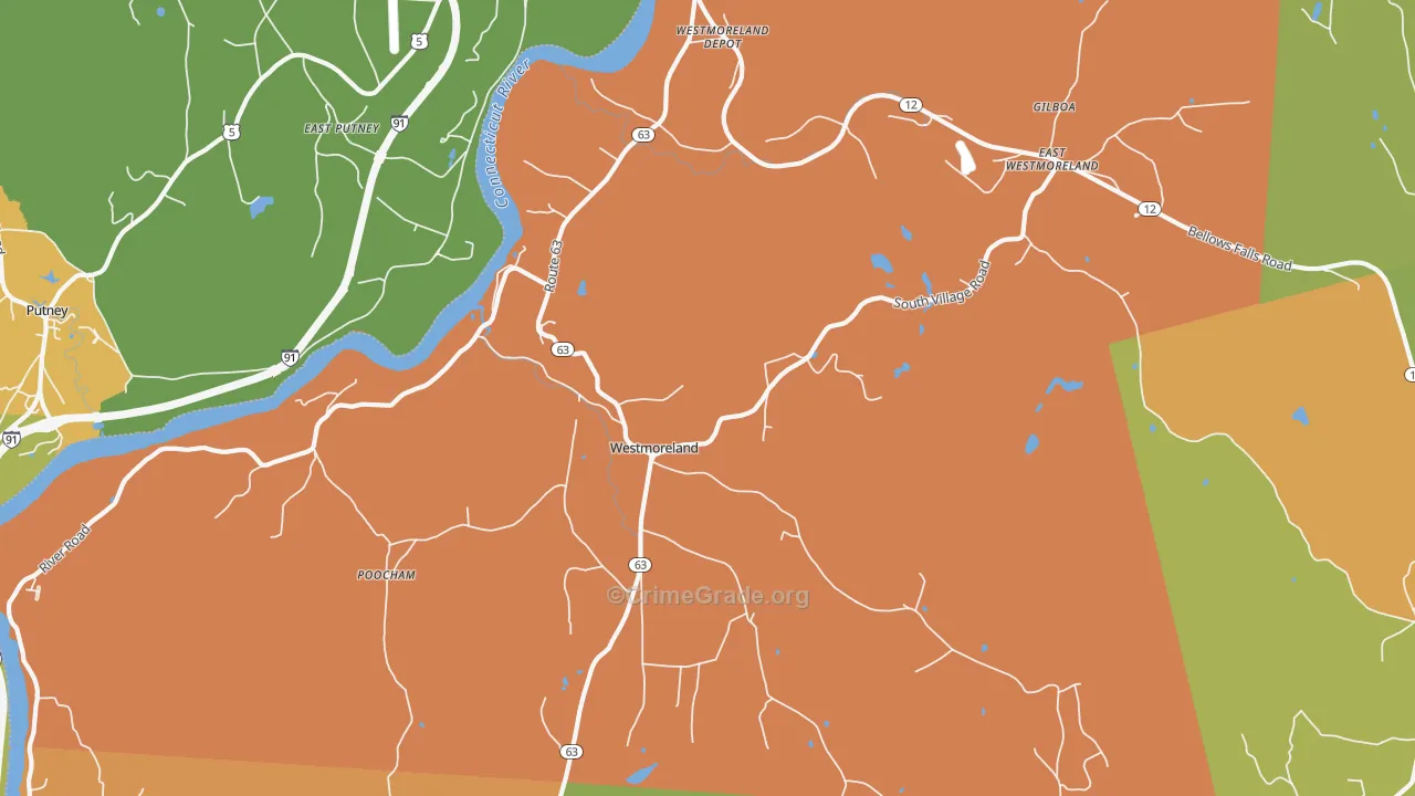 03467, NH Map of Theft Rates