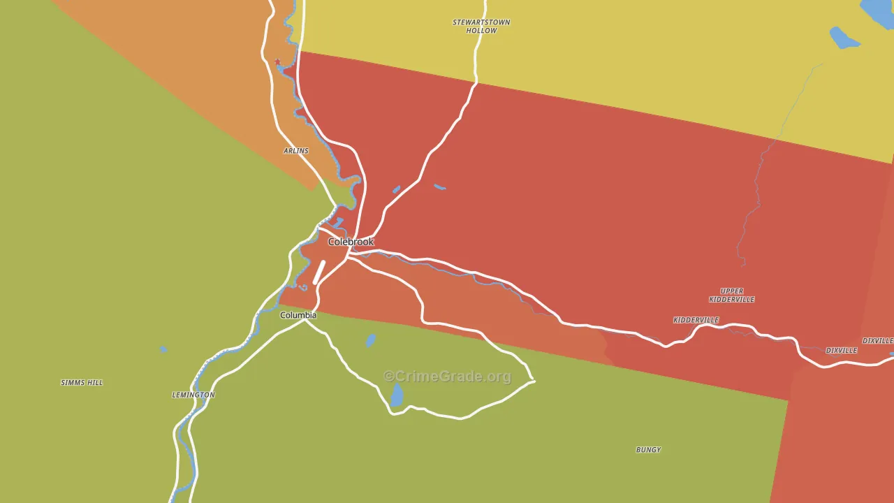 03576, NH Map of Theft Rates