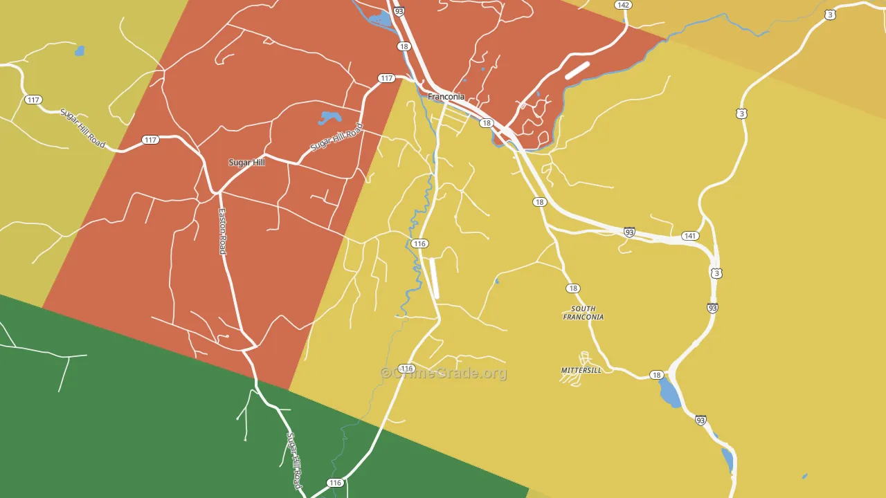 03580, NH Map of Theft Rates