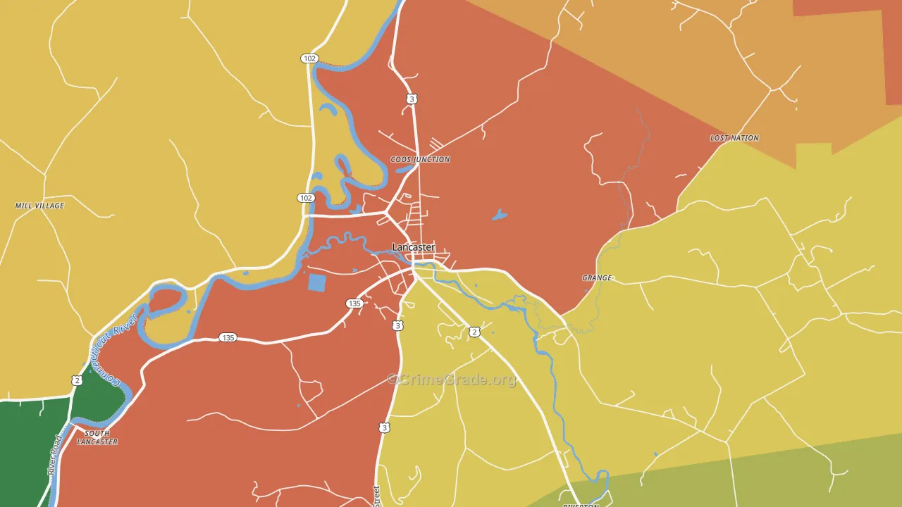 03584, NH Map of Theft Rates