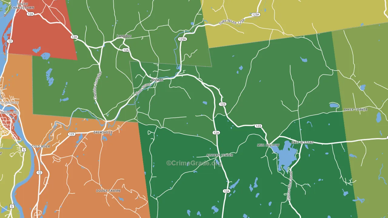 03602, NH Map of Theft Rates