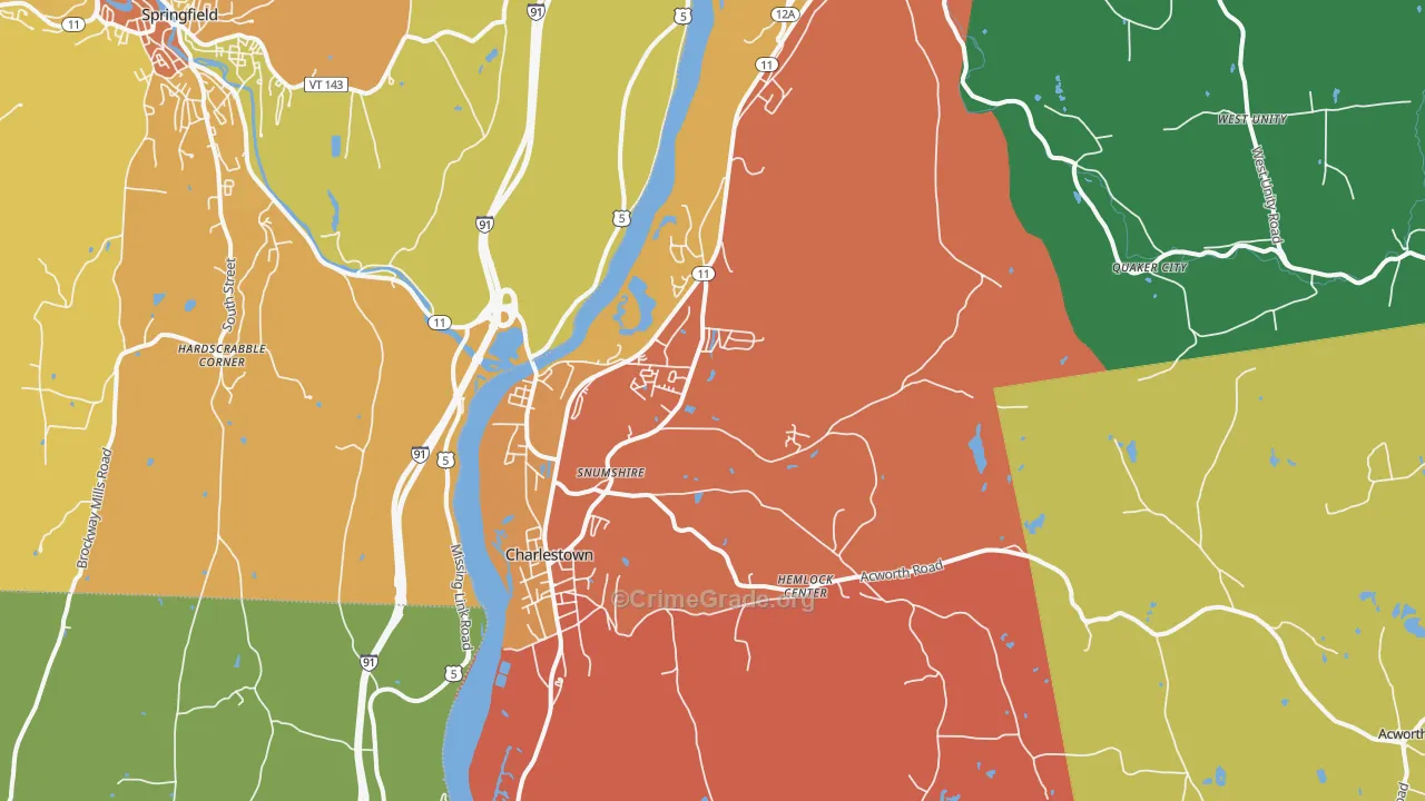 03603, NH Map of Theft Rates