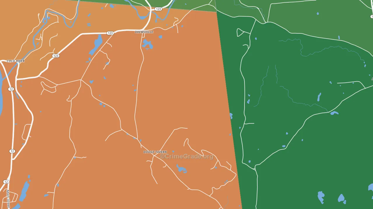 03604, NH Map of Theft Rates