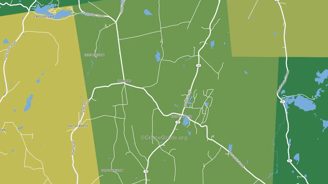03605, NH Map of Theft Rates
