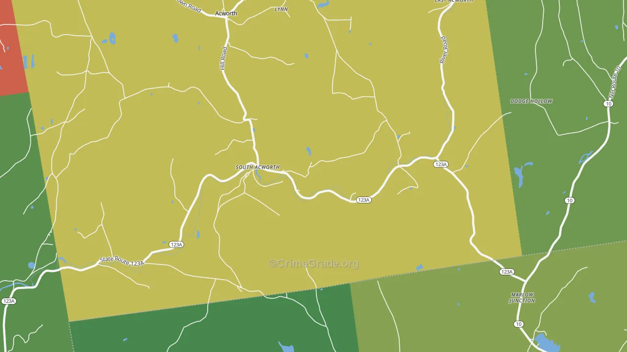03607, NH Map of Theft Rates