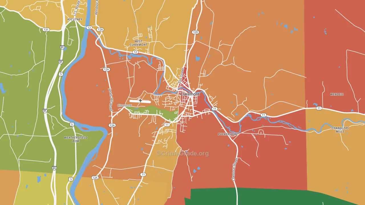 03743, NH Map of Theft Rates