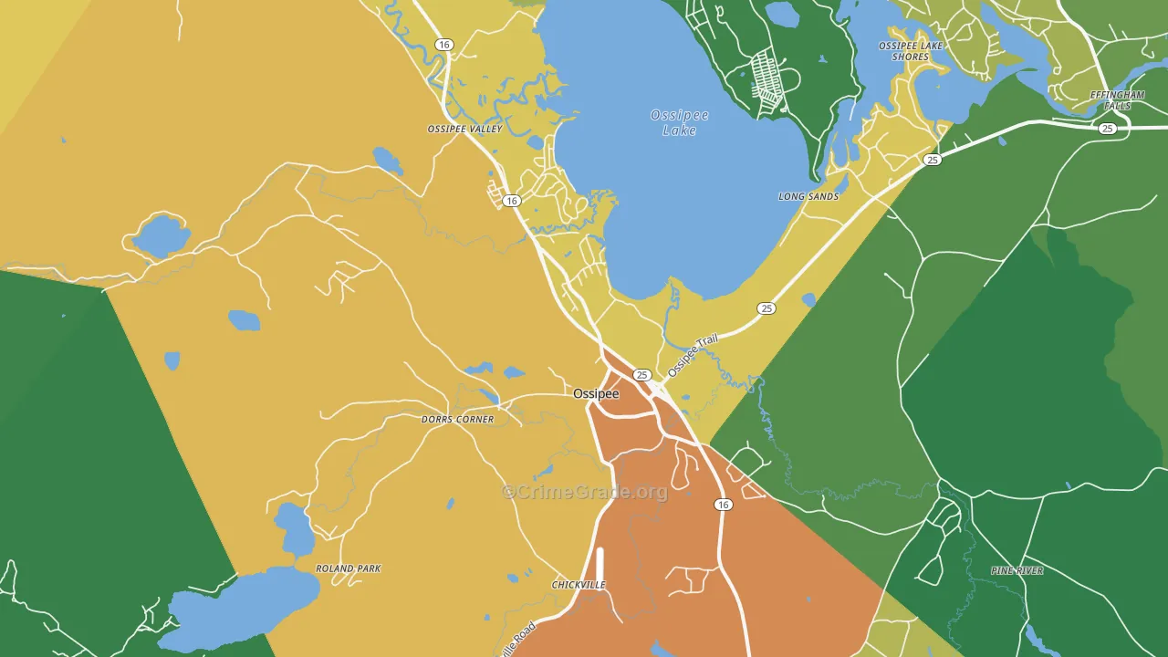 03814, NH Map of Theft Rates