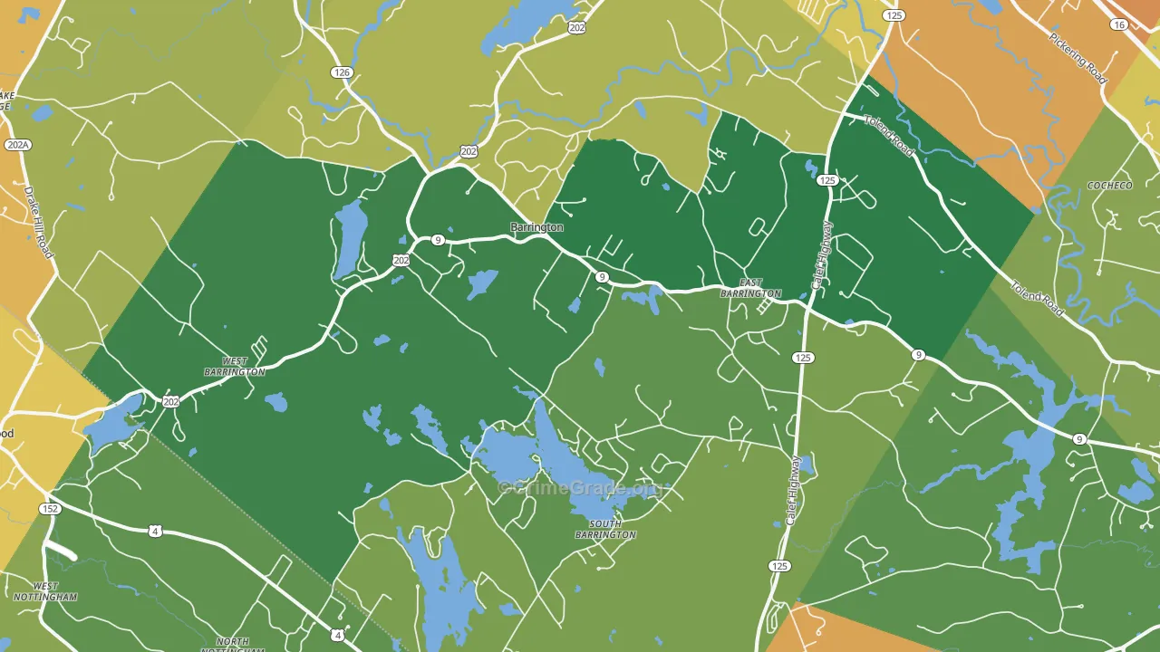 03825, NH Map of Theft Rates