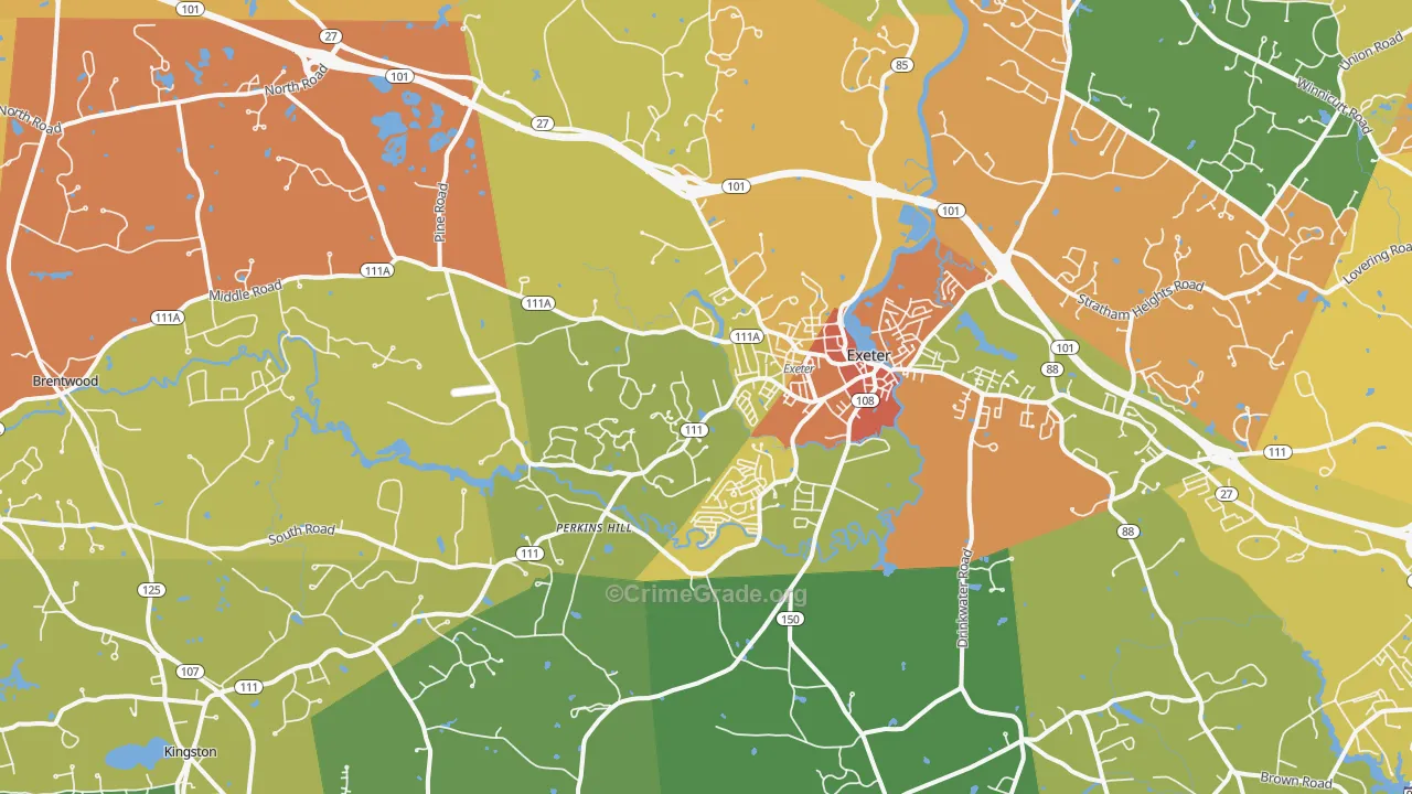 03833, NH Map of Theft Rates