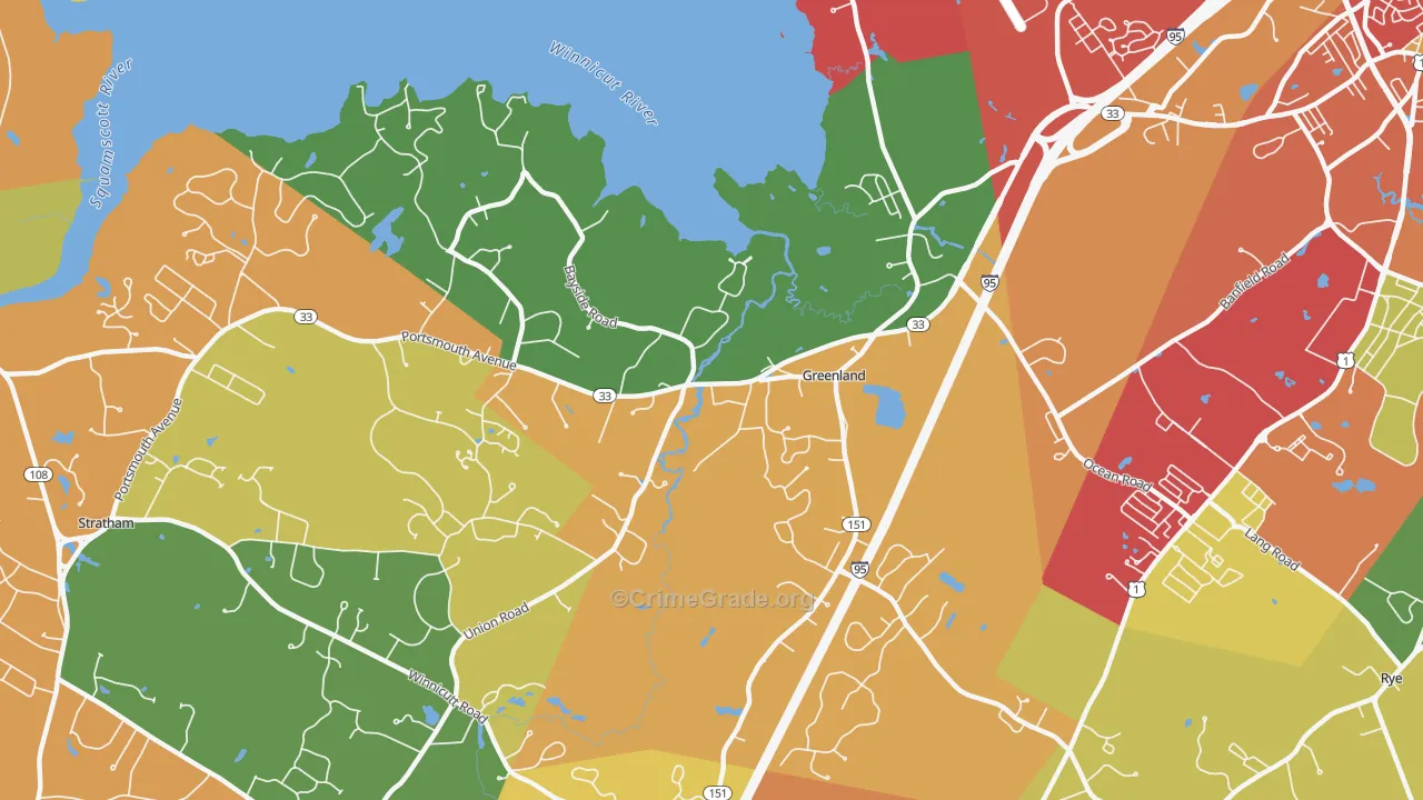 03840, NH Map of Theft Rates