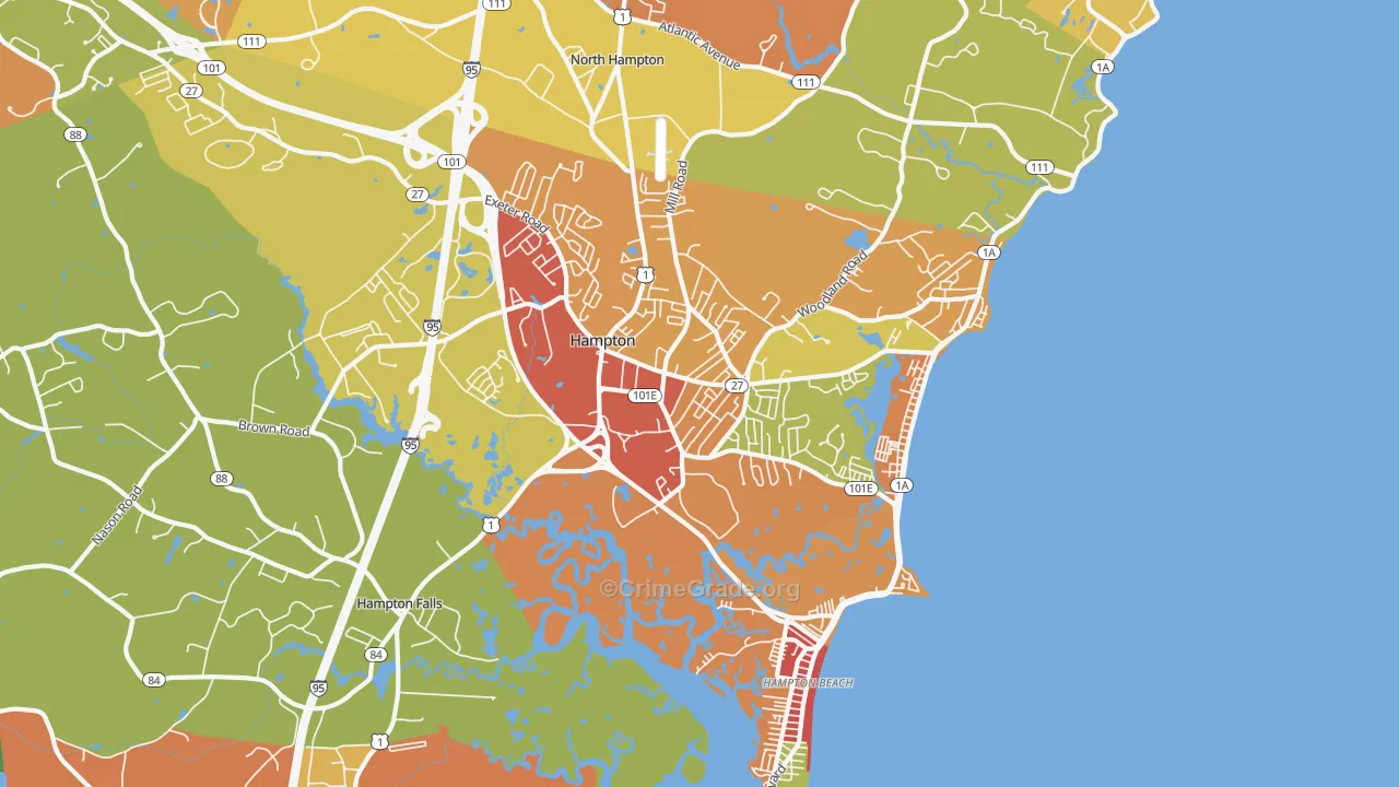 03842, NH Map of Theft Rates