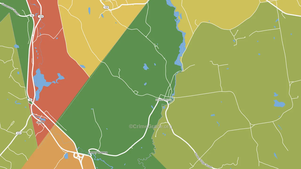 03852, NH Map of Theft Rates