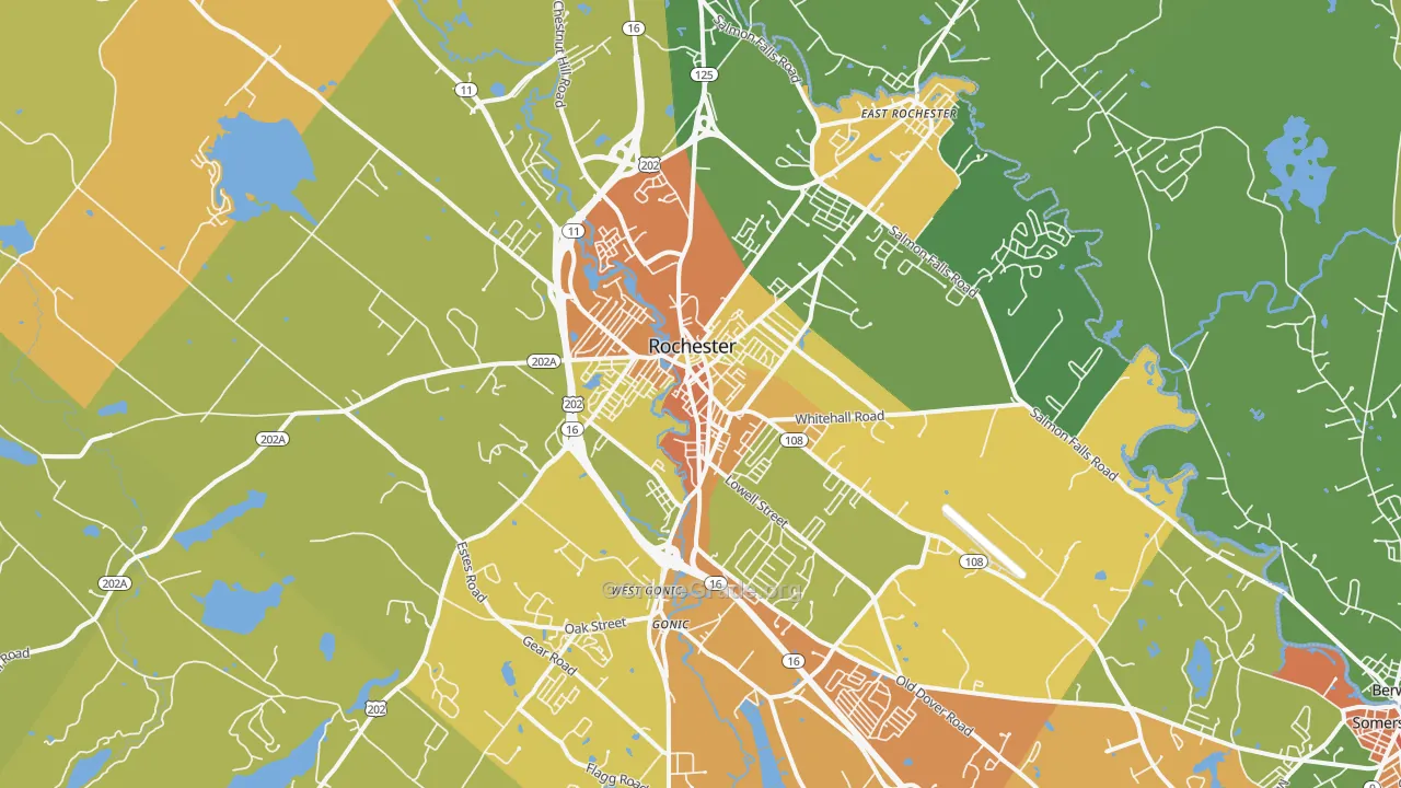 03867, NH Map of Theft Rates
